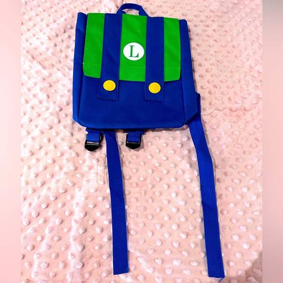 🔆NWOT Kids Super Mario “Luigi” Backpack - Picture 1 of 4